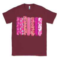 Burgundy Cancer brushstroke Cancer Awareness Classic Tee - HowdyJamesFarm