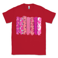 Red Cancer brushstroke Cancer Awareness Classic Tee - HowdyJamesFarm