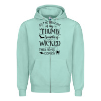 Seafoam something wicked this way comes witchcraft halloween 2021 t shirt Zipper Hoodie - longCreatives