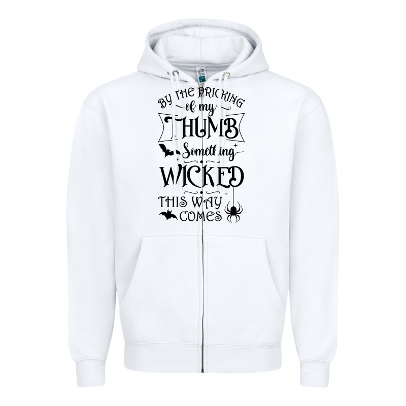 Something Wicked This Way Comes Witchcraft Halloween 2021 T Shirt Zipper Hoodie by longCreatives | Teevron