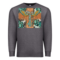 Charcoal Heather she is strong tumbler Premium Sweatshirt - BarkalooDesign