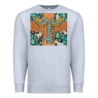 Heather Grey she is strong tumbler Premium Sweatshirt - BarkalooDesign