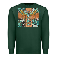 Sports Green she is strong tumbler Premium Sweatshirt - BarkalooDesign