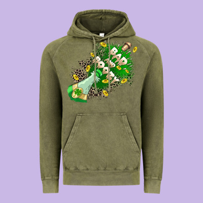 Bad And Boozy Vintage Hoodie Designed By Cowgirlartshop