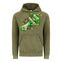 Vintage Olive Bad and boozy Vintage Hoodie - CowGirlArtShop