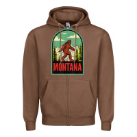 Chestnut montana vintage bigfoot travel Zipper Hoodie - longCreatives