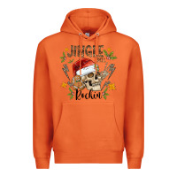 Carrot jingle bell rock black Premium Hoodie - CowhideDigitalArt