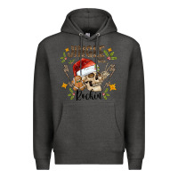 Charcoal Heather jingle bell rock black Premium Hoodie - CowhideDigitalArt