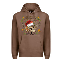 Chestnut jingle bell rock black Premium Hoodie - CowhideDigitalArt