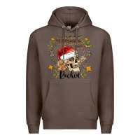 Coffee jingle bell rock black Premium Hoodie - CowhideDigitalArt