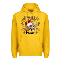 Lemon jingle bell rock black Premium Hoodie - CowhideDigitalArt