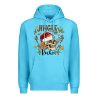 Ocean Blue jingle bell rock black Premium Hoodie - CowhideDigitalArt