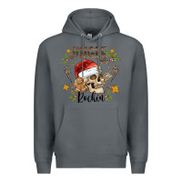 Rock jingle bell rock black Premium Hoodie - CowhideDigitalArt