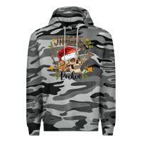 Slate Camo jingle bell rock black Premium Hoodie - CowhideDigitalArt