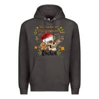 Smoke jingle bell rock black Premium Hoodie - CowhideDigitalArt