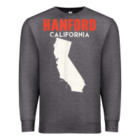 Charcoal Heather hanford california usa state america travel californian Premium Sweatshirt - longCreatives