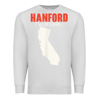 Dove Grey hanford california usa state america travel californian Premium Sweatshirt - longCreatives