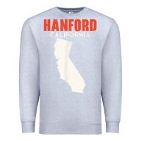 Heather Grey hanford california usa state america travel californian Premium Sweatshirt - longCreatives