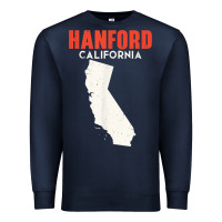 Navy hanford california usa state america travel californian Premium Sweatshirt - longCreatives