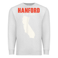 Oatmeal Heather hanford california usa state america travel californian Premium Sweatshirt - longCreatives