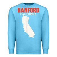Ocean Blue hanford california usa state america travel californian Premium Sweatshirt - longCreatives