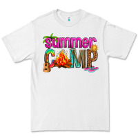 White summer camp Premium Tee - NancyCooperArtShop