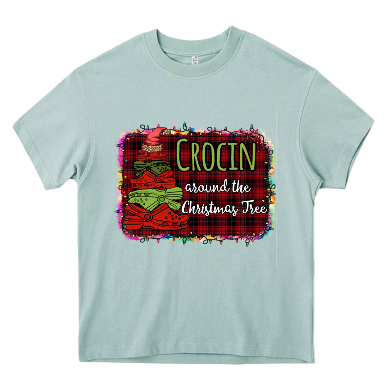 Crocin Around The Christmas Tree Heavy Core Tee by Bettercallsaul | Teevron