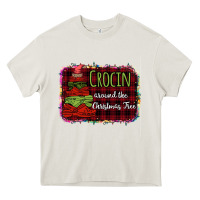 Cream Crocin around the christmas tree Heavy Core Tee - Bettercallsaul