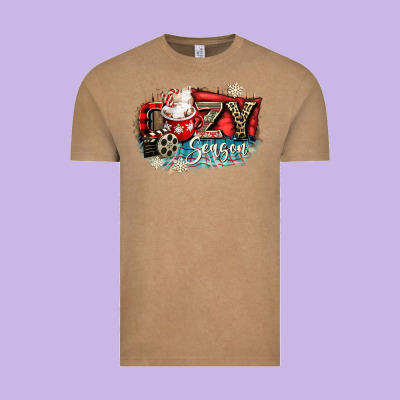 Cozy Season Vintage Tee Designed By Cowgirlartshop