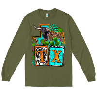 Army Green tx texas Long Sleeve Tee - OliviaCreatesArt