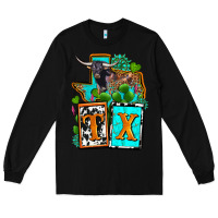 Black tx texas Long Sleeve Tee - OliviaCreatesArt