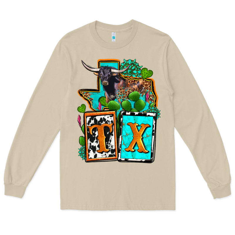 Tx Texas Long Sleeve Tee by OliviaCreatesArt | Teevron