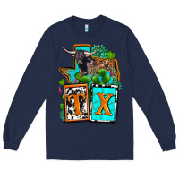 Navy tx texas Long Sleeve Tee - OliviaCreatesArt