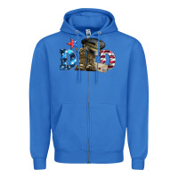 True Royal dad military boots and hat Zipper Hoodie - Artiststas