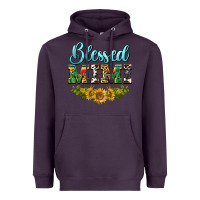 Plum blessed mimi Heavyweight Hoodie - BarkalooDesign
