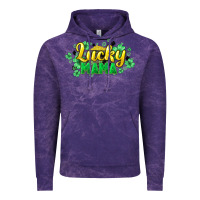 Cloud Purple lucky mama st patricks Vintage Hoodie - HowdyJamesFarm