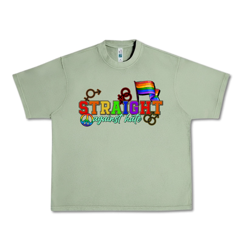 Straight Agains Hate Urban Heavy Tee by CowGirlArtShop | Teevron