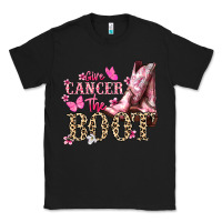 Black Give Cancer the boot Cancer Awareness Classic Tee - HowdyJamesFarm