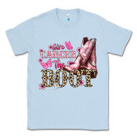 Dusty Blue Give Cancer the boot Cancer Awareness Classic Tee - HowdyJamesFarm