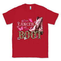 Red Give Cancer the boot Cancer Awareness Classic Tee - HowdyJamesFarm