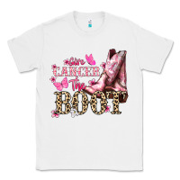 White Give Cancer the boot Cancer Awareness Classic Tee - HowdyJamesFarm