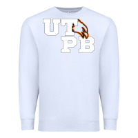 White UTPB Permian Basin Student Premium Sweatshirt - longCreatives