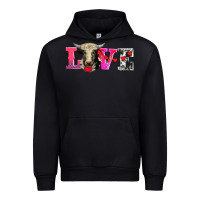 Black love with holstein cow Urban Hoodie - AdoDesignShop
