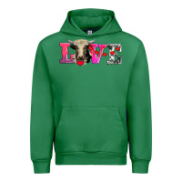 Emerald love with holstein cow Urban Hoodie - AdoDesignShop