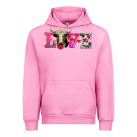 Fuchsia Pink love with holstein cow Urban Hoodie - AdoDesignShop