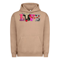 Pigment Burro love with holstein cow Urban Hoodie - AdoDesignShop