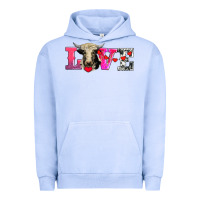 Pigment Grape Ice love with holstein cow Urban Hoodie - AdoDesignShop