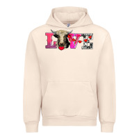 Sandshell love with holstein cow Urban Hoodie - AdoDesignShop