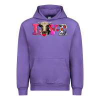 Tulip love with holstein cow Urban Hoodie - AdoDesignShop