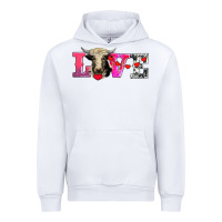 White love with holstein cow Urban Hoodie - AdoDesignShop